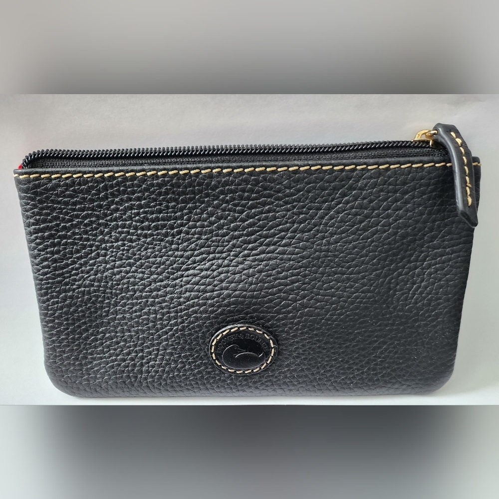 Dooney Black ID Zip Pouch - Picture 2 of 15